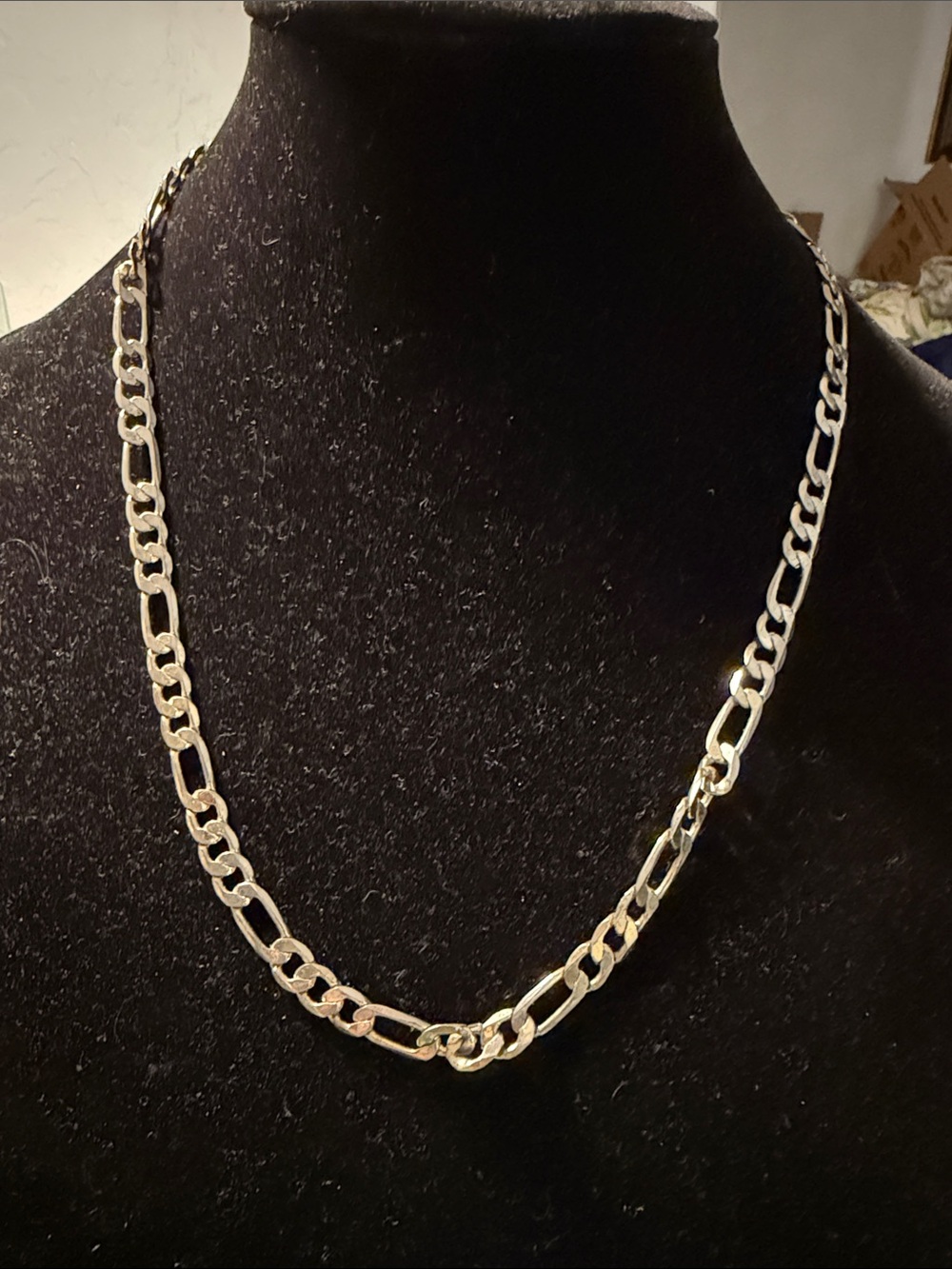 Silver tone Chain Necklace for Men